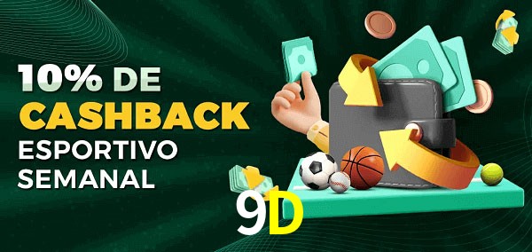 10% de bônus de cashback na 9D