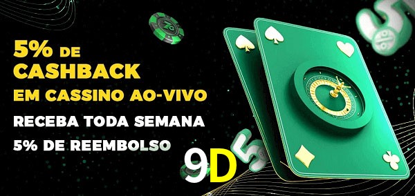Promoções do cassino ao Vivo 9D